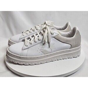Converse Pro X2 White Leather Platform Athletic Casual Sneakers M 8.5 W 10